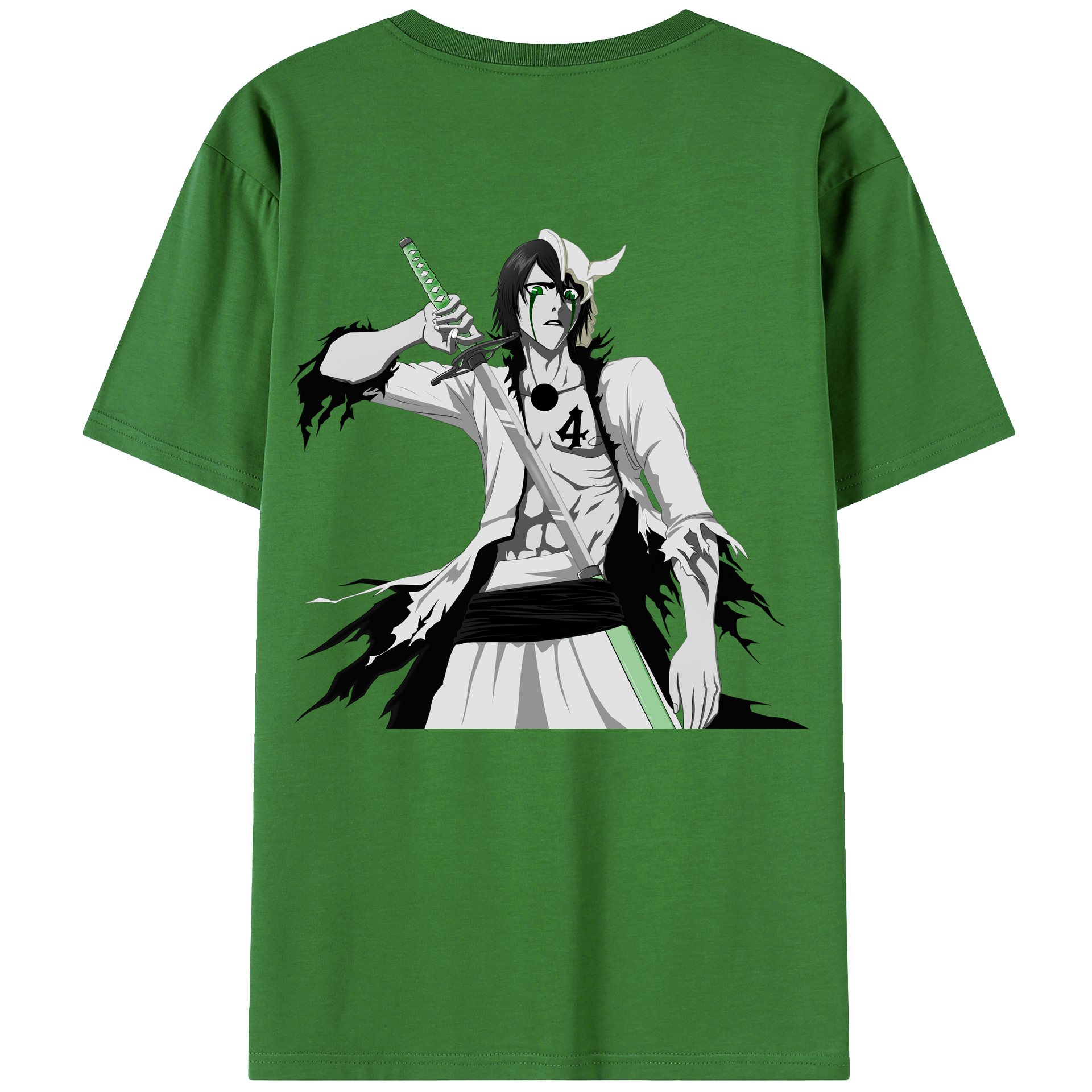 （画像用） ブリーチ ウルキオラ·シファー BLEACH Ulquiorra cifer レディース半袖Tシャツ(バックプリント)